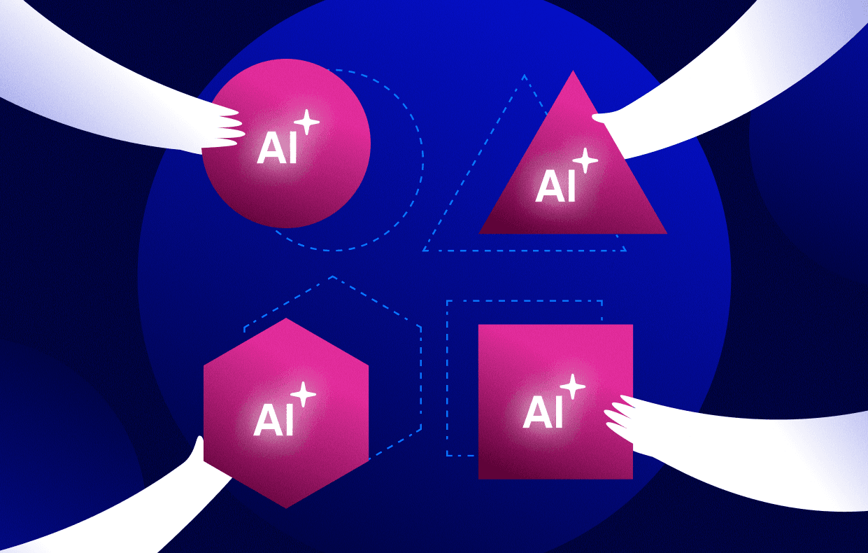 AI programmatic advertising dashboard with real-time bids, targeting nodes, and metrics (vector).