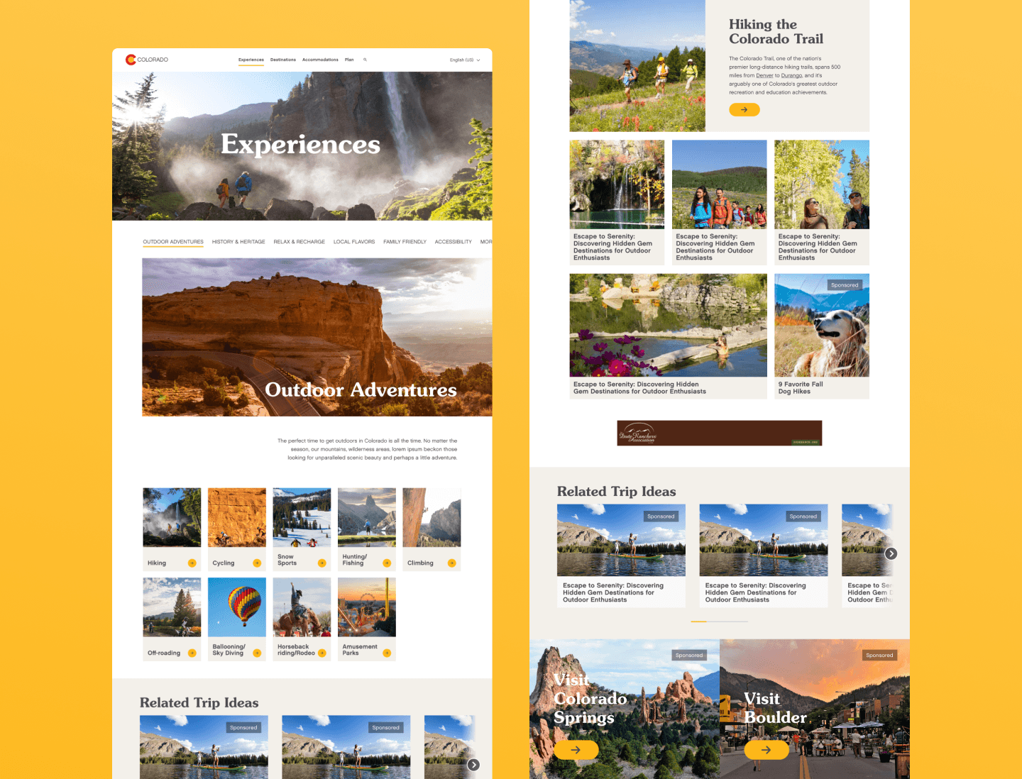 Colorado Tourism Banner Image