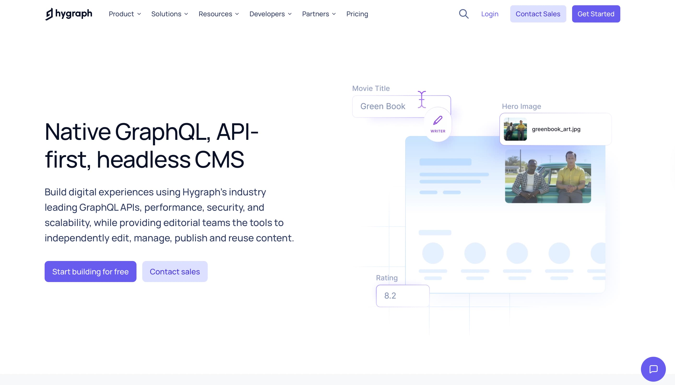 Hygraph as an option for a headless CMS platform.
